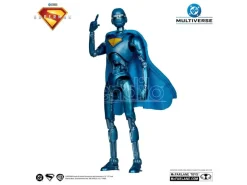 Superman (2025) Deluxe Action Figure Superman Robot Red Platinum Edition 18 Cm