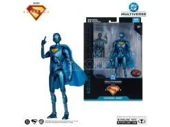 Superman (2025) Deluxe Action Figure Superman Robot Red Platinum Edition 18 Cm