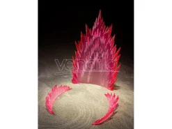 Tamashii Effect Accessori Action Figure Aura di Energia Rossa 19 Cm Bandai