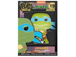 Tartarughe Ninja Pop! Enamel Spilla Leonardo 10 Cm Funko