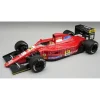 TECNOMODEL TMD18392A FERRARI 642 F1 N.28 BRITISH GP 1991 RAIN TYRES J.ALESI 1:18 Modellino