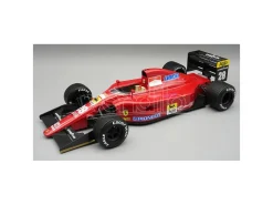 TECNOMODEL TMD18392A FERRARI 642 F1 N.28 BRITISH GP 1991 RAIN TYRES J.ALESI 1:18 Modellino