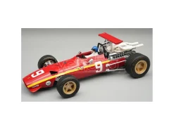 TECNOMODEL TMD18317C FERRARI 312F1/68 NURBURGRING GP 1968 J.ICKX W/DRIVER 1:18 Modellino