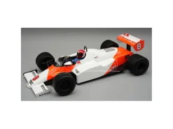TECNOMODEL TMD18402C MCLAREN MP4/1C N.8 MONACO GP 1983 N.LAUDA (RAIN TYRES) W/DRIVER 1:18 Modellino
