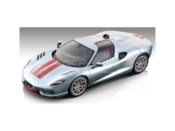 TECNOMODEL TMD18268D TOURING SUPERLEGGERA ARESE RH95 2021 MET.SILVER 1:18 Modellino