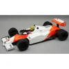 TECNOMODEL TMD18402E MCLAREN MP4/1C N.7 SILVERSTONE TEST DRIVE 1983 A.SENNA W/DRIVER 1:18 Modellino
