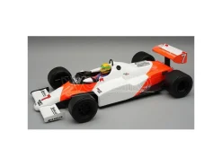 TECNOMODEL TMD18402E MCLAREN MP4/1C N.7 SILVERSTONE TEST DRIVE 1983 A.SENNA W/DRIVER 1:18 Modellino