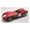 TECNOMODEL TMD18254N FERRARI 250 TR PONTOON-FENDER PRESS CLIENTI 1958 CORSA RED/WHITE 1:18 Modellino