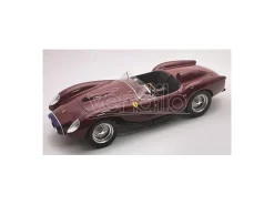 TECNOMODEL TMD18254O FERRARI 250 TR PONTOON-FENDER STREET VERSION 1958 MUGELLO RED/BLUE 1:18 Modellino