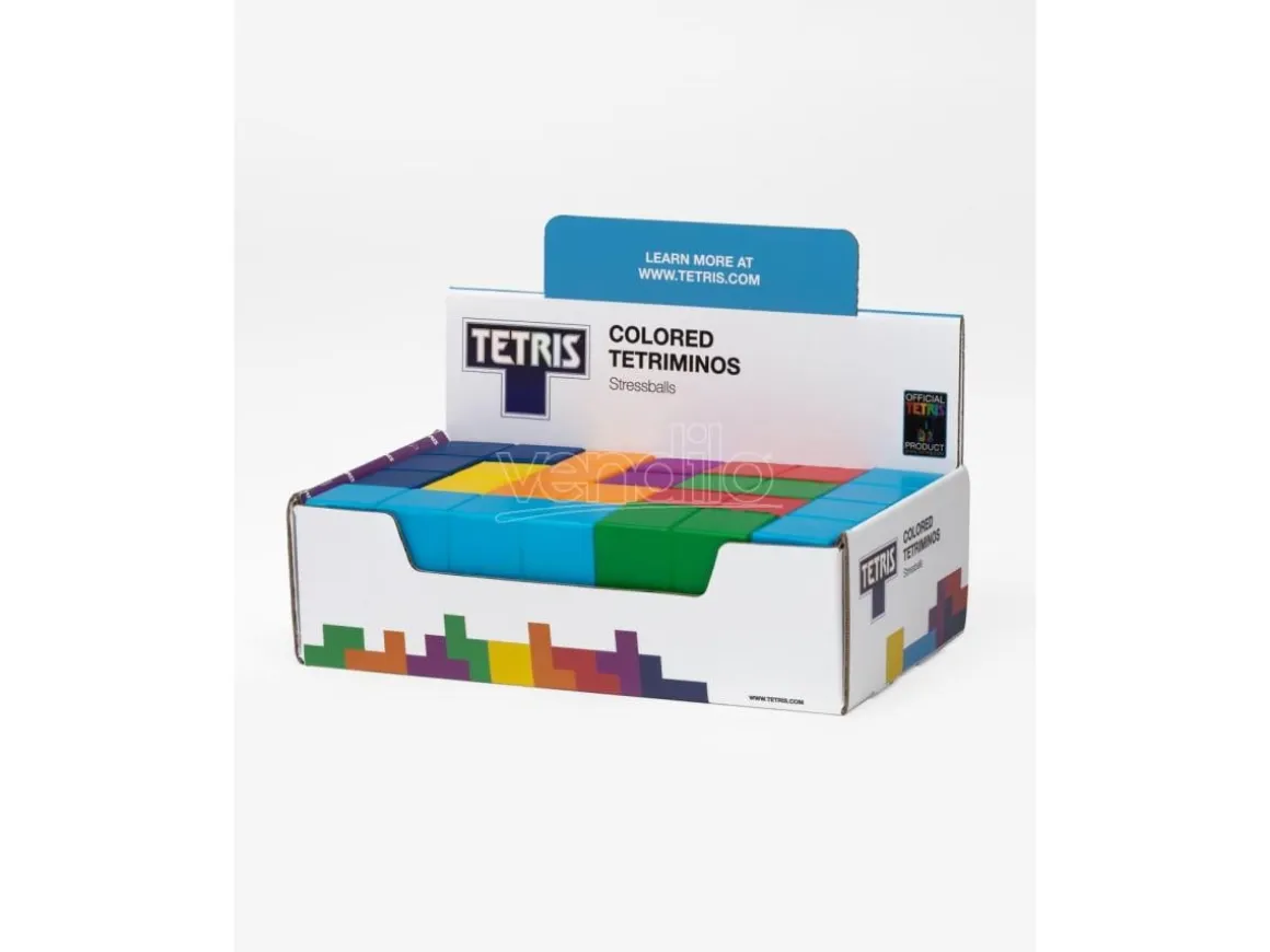 TETRIS COLORED TETRIMINOS STRESSBALLS PELUCHES ITEMLAB