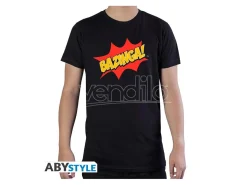 The Big Bang Theory - Tshirt "bazinga" Man Ss Black - Basic Small