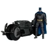 The Flash Dc Multiverse Vehicle Batcycle Con Batman Mcfarlane Toys