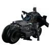 The Flash Movie Masterpiece Action Figura Wih Vehicle 1/6 Batman & Batcycle Set 30 Cm Hot Toys