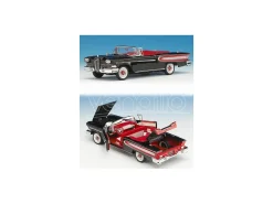 The Franklin Mint B11E038 FORD EDSEL COVERTIBLE 1958 BLACK 1:24 Modellino