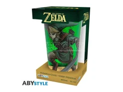 THE LEGEND OF ZELDA - Premium Large Glass - 400ml - Link box