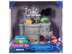The Super Mario Galaxy Movie Deluxe Playset Con 1 Mini Figura Bowser Castle Jakks Pacific