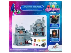 The Super Mario Galaxy Movie Deluxe Playset Con 1 Mini Figura Bowser Castle Jakks Pacific