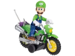 The Super Mario Galaxy Movie Action Figura Con Pull Back Motorcycle Luigi 6 Cm Jakks Pacific