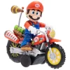 The Super Mario Galaxy Movie Action Figura Con Pull Back Motorcycle Mario 6 Cm Jakks Pacific
