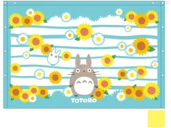 Totoro Sunflowers 80 X 120 Telo Mare Asciugamano Studio Ghibli