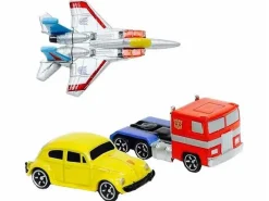 TRANSFORMES G1 – 3 VEHICLES SET - DIE-CAST NANO MODELS Modelli In Scala Jada Toys