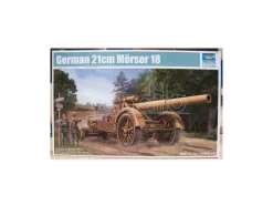 TRUMPETER 02314 GERMAN 21 cm MORSER 18 HEAVY ARTILLERY Modellino