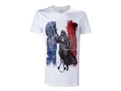 T/s Assassin Creed Arno Frnch Bandiera White - M T-shirt Bio World