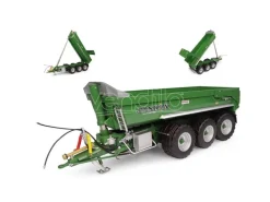 UNIVERSAL HOBBIES UH6815 JOSKIN DUMP TRAILER TRANS-KTP 27/65 GREEN VERSION 1:32 Modellino