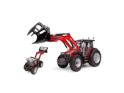 Universal Hobbies Uh6784 Massey Ferguson 5m.145 Con Frontloader 1:32 Modellino