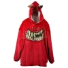 Warhammer 40k Oversized Felpa Con Cappuccio Blanket Squig Red Aaa Merchandise