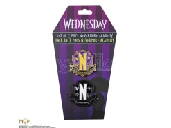 Wednesday Pins 2-Pack Nevermore Academy Cinereplicas