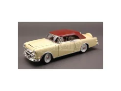 WELLY WE4121 PACKARD CARIBBEAN SOFT TOP 1953 YELLOW CREAM 1:24 Modellino