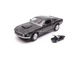 Welly WE24067BK FORD MUSTANG BOSS 429 1969 BLACK 1:24-27 Modellino