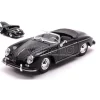 WELLY WE24106CBK PORSCHE 356A SPEEDSTER BLACK 1:24 Modellino