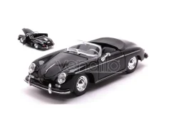 WELLY WE24106CBK PORSCHE 356A SPEEDSTER BLACK 1:24 Modellino