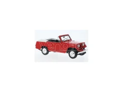 WELLY WE24117CR JEEP JEEPSTER COMMANDO CABRIO RED 1:24 Modellino