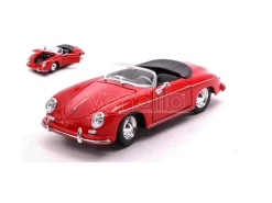 WELLY WE24106CR PORSCHE 356A SPEEDSTER RED 1:24 Modellino