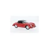 WELLY WE24106HBL PORSCHE 356 A SPEEDSTER CLOSED BLACK 1:24 Modellino