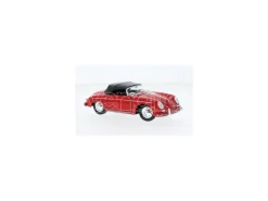 WELLY WE24106HR PORSCHE 356 A SPEEDSTER CLOSED RED 1:24 Modellino