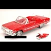 Welly WE2434R CHEVROLET IMPALA OPEN 1963 RED 1:24 Modellino