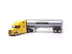 WELLY WE32697W FREIGHTLINER CASCADIA YELLOW OIL TANKER 1:32 Modellino