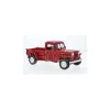 WELLY WE24116WR JEEP WILLYS RED 1:24 Modellino