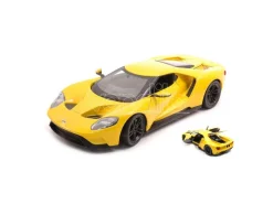 WELLY WE24082Y FORD GT YELLOW 1:24 Modellino