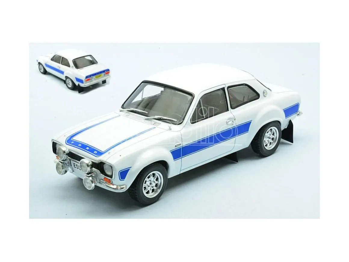 WHITEBOX WB124250 FORD ESCORT MK I RS 2000 1973 WHITE 1:24 Modellino