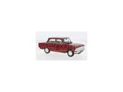 WHITEBOX WB124225 MOSKWITSCH 408 1966 DARK RED 1:24 Modellino