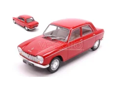 WHITEBOX WB124181 PEUGEOT 204 1968 RED 1:24 Modellino