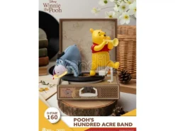Winnie The Pooh Record Player Series Pvc Figura Pooh's Hundred Acre Band 12 Cm Beast Kingdom Toys