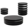 Wizbambino Deep Cuts Black Bases For Miniatures 12-pack Wizbambino