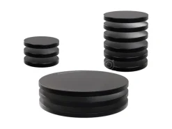 Wizbambino Deep Cuts Black Bases For Miniatures 12-pack Wizbambino