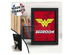 WONDER WOMAN - Black Kraft Frame 15x20 - "WW BEDROOM"